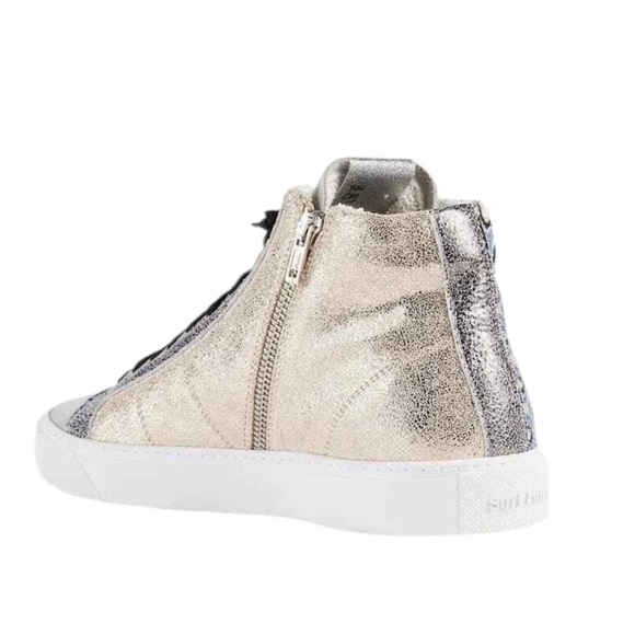 P448 High-Top Panama Sneaker Italian Made by Hand High Quality Sophisticated NWT - Picture 2 of 14